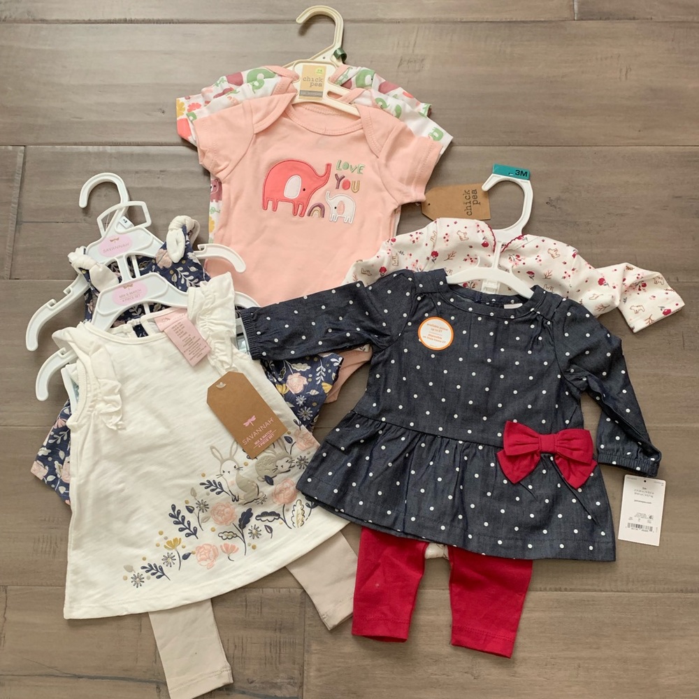 NWT Baby Girl Outfits
